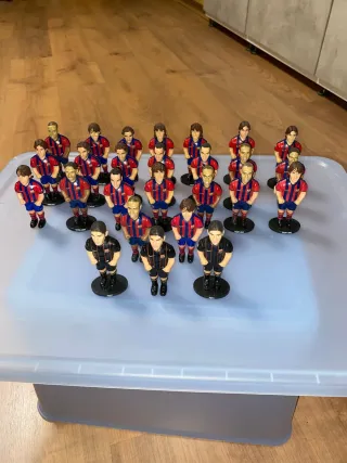 Figuras PVC Fútbol Barcelona ,de futbolin