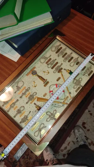 Cuadro Nudos Marineros Madera y Metal