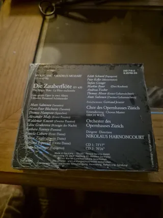Die Zauberflöte Mozart Nikolaus Harnoncourt CD