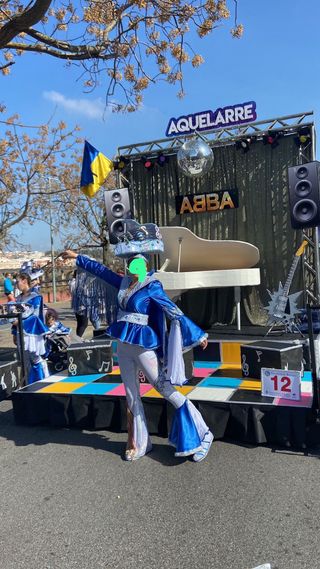 Costume ABBA Carnevale Comparsa Aquelarre