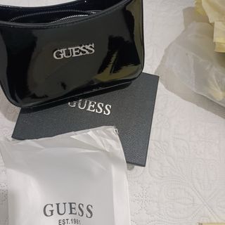 Bolso Guess Negro Charol