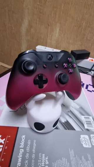 Mando Xbox One Original Negro/Rosa