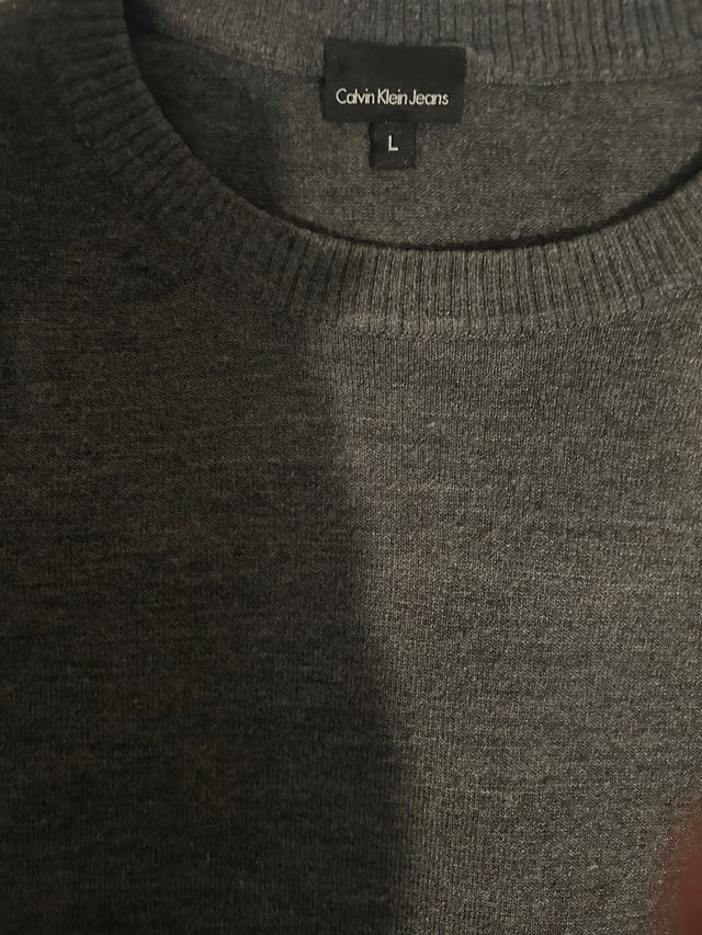 Maglioncino Calvin Klein Jeans Grigio Taglia L