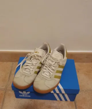 Adidas Gazelle Beige Oro