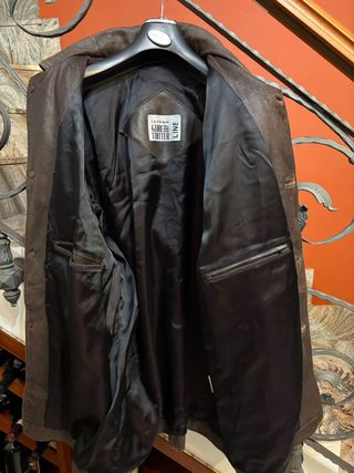 Giacca vera pelle invecchiata naturalmente vintage