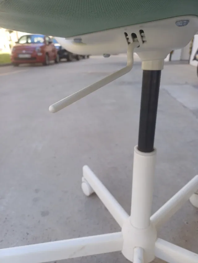 Silla giratoria de escritorio verde