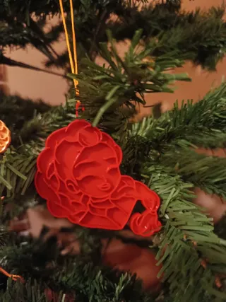 Adornos árbol navidad guerreras del Kpop Huntrix