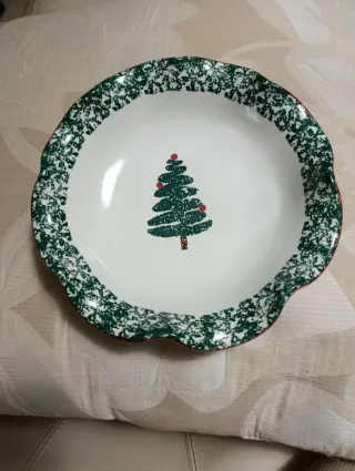 Ciotola ceramica albero di Natale