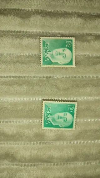 2 Sellos España Franco 150 ptas