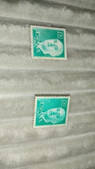2 Sellos España Franco 150 ptas