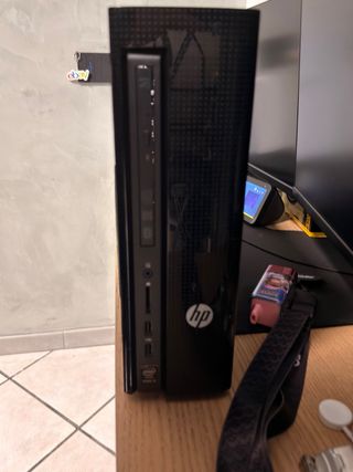 PC HP Nero funzionante per segreteria 4gb di ram