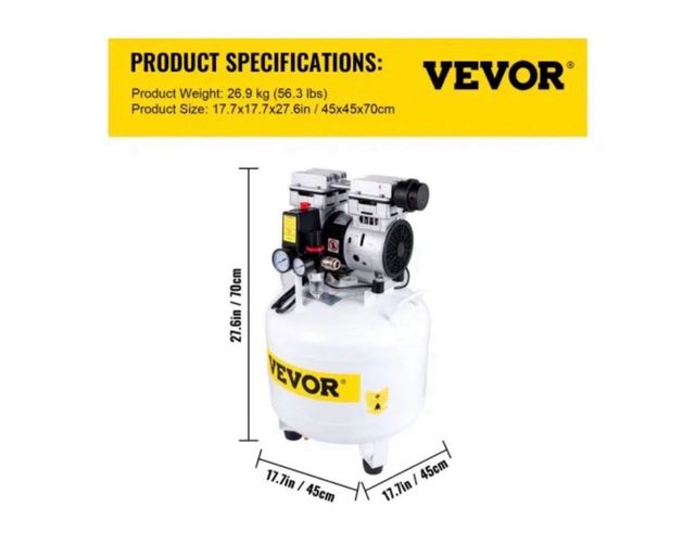 Compresor VEVOR Neumático 750W