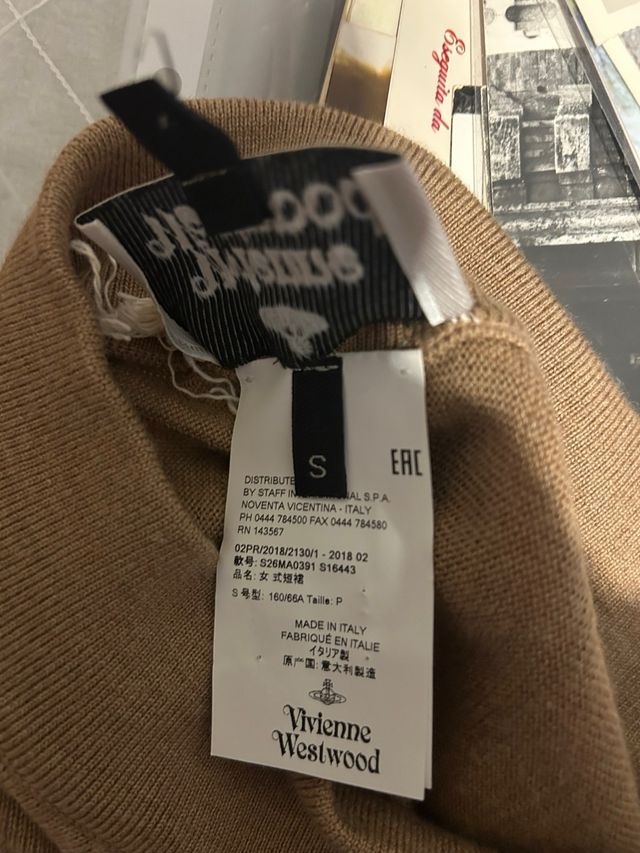 Vivienne Westwood Gonna Asimmetrica Taglia S