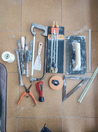 Lote Herramientas Albañilería