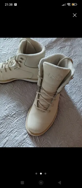 Botas Puma Beige