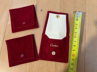 Estuches Cartier para anillos - Rojo