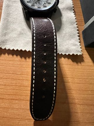 Reloj Citizen Eco Drive Cronógrafo Negro/Marrón