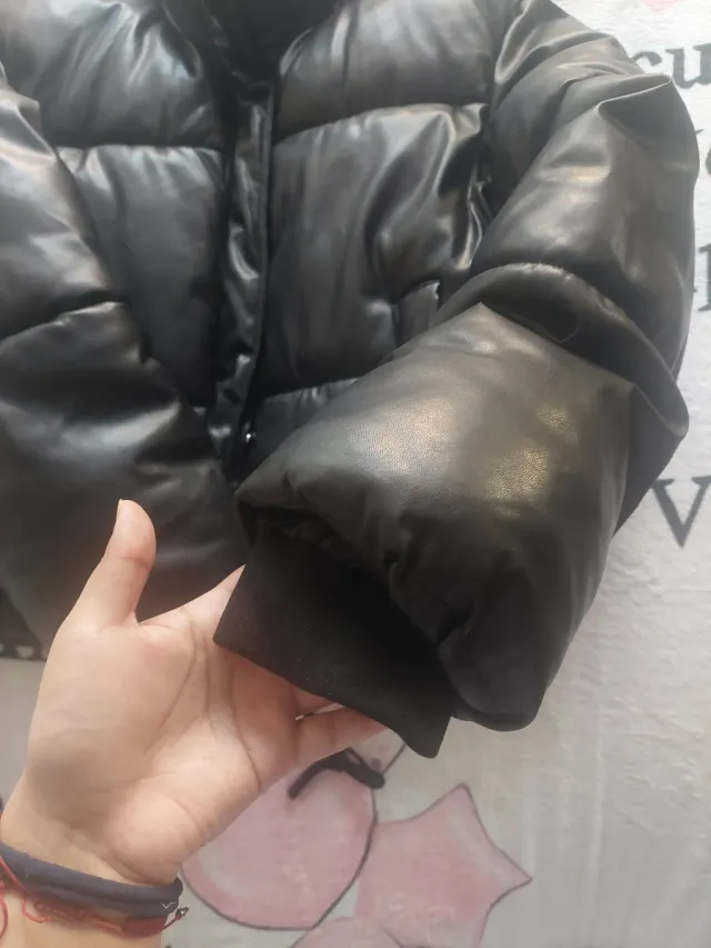 Chaqueta acolchada negra