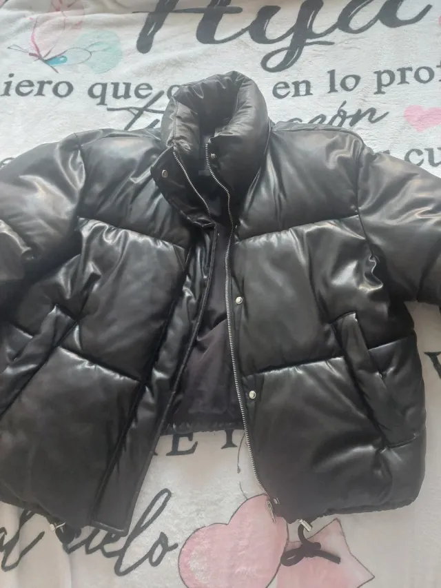 Chaqueta acolchada negra