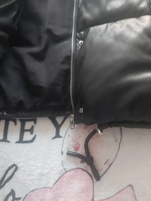 Chaqueta acolchada negra