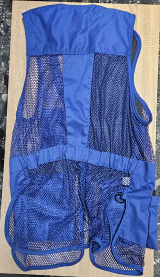 Chaleco de caza y tiro deportivo Azul. Talla 56 /