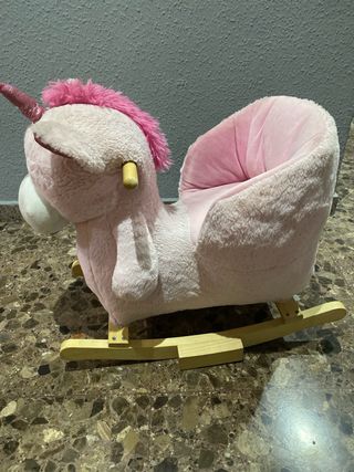 Mecedora Unicornio Peluche Bebé