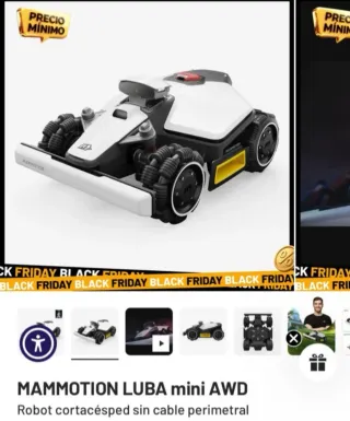 MAMMOTION LUBA mini AWD Robot cortacésped