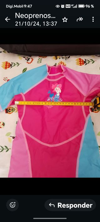 Neopreno infantil sirena