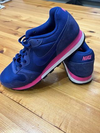Zapatillas Nike Correr Azul y Rosa