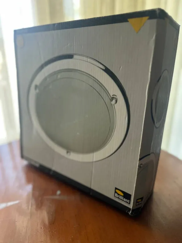 Plafón de techo metal y cristal dorado