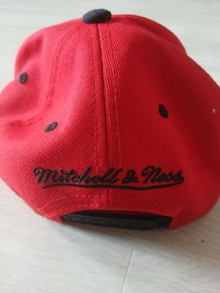 Cappello Mitchell & Ness Chicago Bulls Rosso