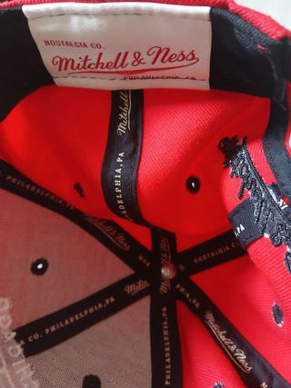 Cappello Mitchell & Ness Chicago Bulls Rosso