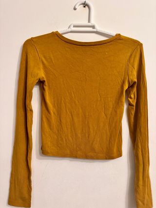 Camiseta Zara manga larga mujer S