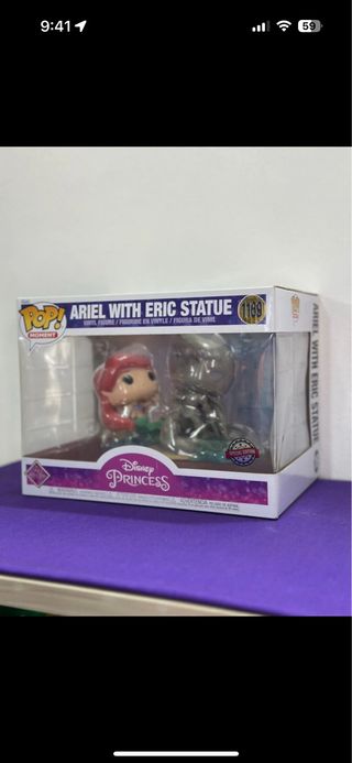 Funko Pop La Sirenetta Ariel with Eric Statue