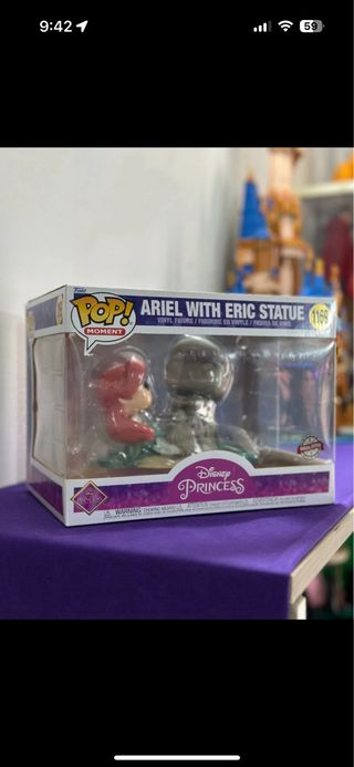 Funko Pop La Sirenetta Ariel with Eric Statue