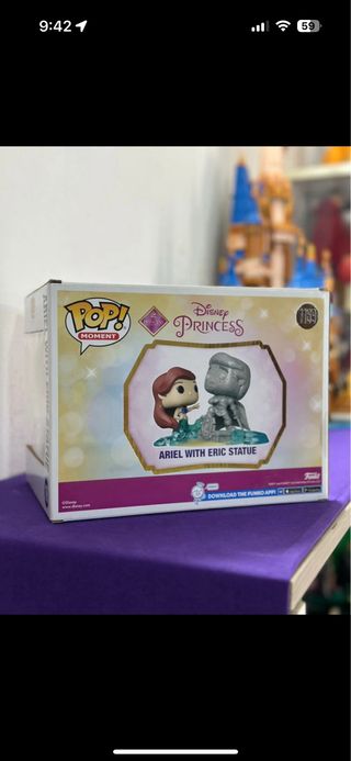 Funko Pop La Sirenetta Ariel with Eric Statue