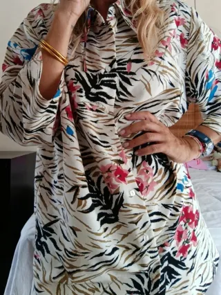 Blusa Talla 46 Multicolor