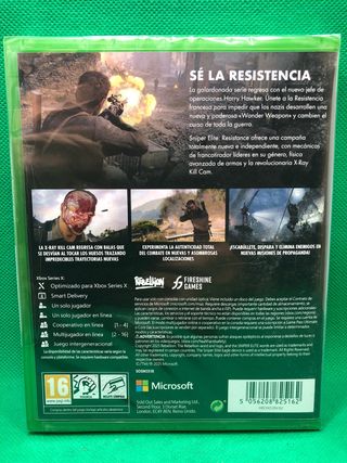 Sniper Elite Resistance Xbox NUEVO