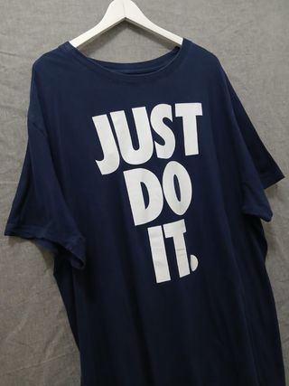nike tshirt size XXL blue