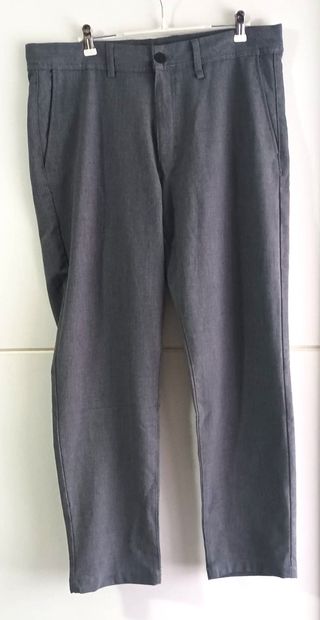 Pantalón de vestir gris Zara hombre