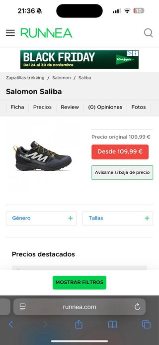 Salomon Saliba Waterproof Hombre