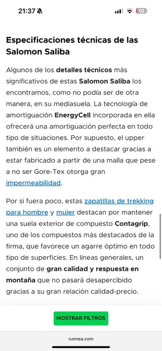 Salomon Saliba Waterproof Hombre