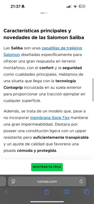 Salomon Saliba Waterproof Hombre