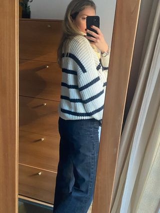 Jeans Zara wide leg neri