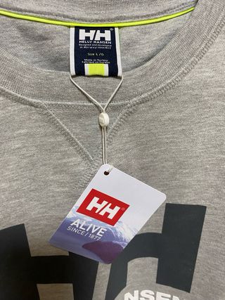 Sudadera Helly Hansen gris nueva con etiqueta