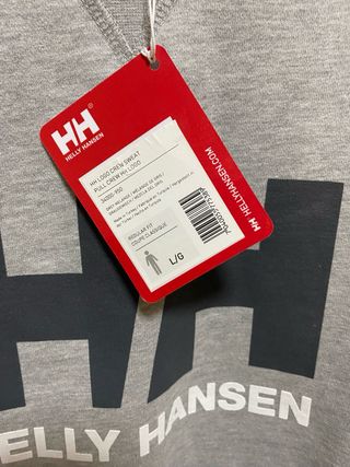 Sudadera Helly Hansen gris nueva con etiqueta