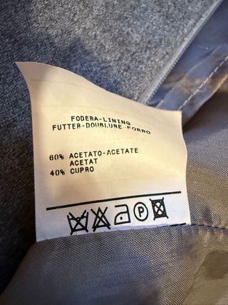 Vestito tubino lana grigio mezza manica pizzo