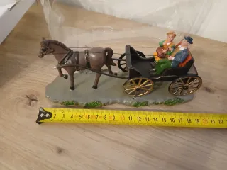 Lemax Carrozza con Cavallo e Coppia