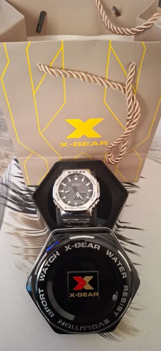 Reloj X-Gear Sport Evolution Negro/Plata