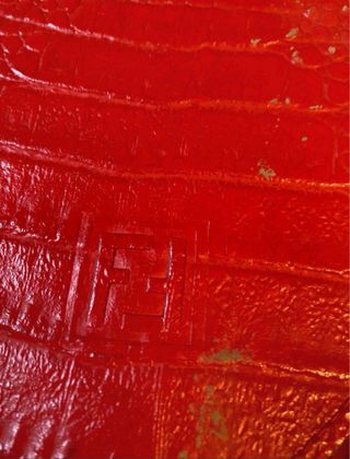 Pochette Fendi Busta Vintage Rossa